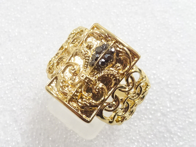 COLORED STONE FASHION RING / JP SIZE 24